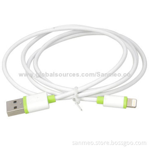 MFI-certified USB Cable, 1.2m, Charge/Sync Apple Devices, with Lighting Connector to Your Laptops
